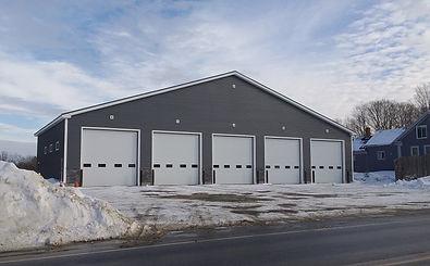 Fire Station with front siding